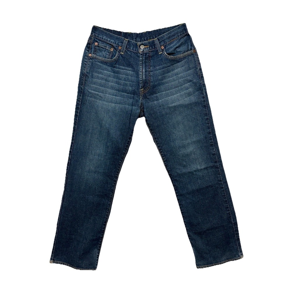 Vintage Lucky Brand  Dungarees Jeans Mens 30X30 USA Made Straight Raw Hem Grunge